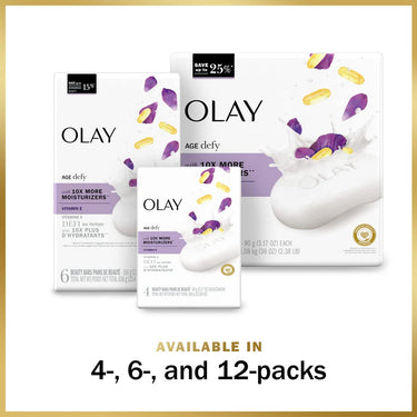 Olay Age Defying Beauty Bar Soap, 4 Ct 320g